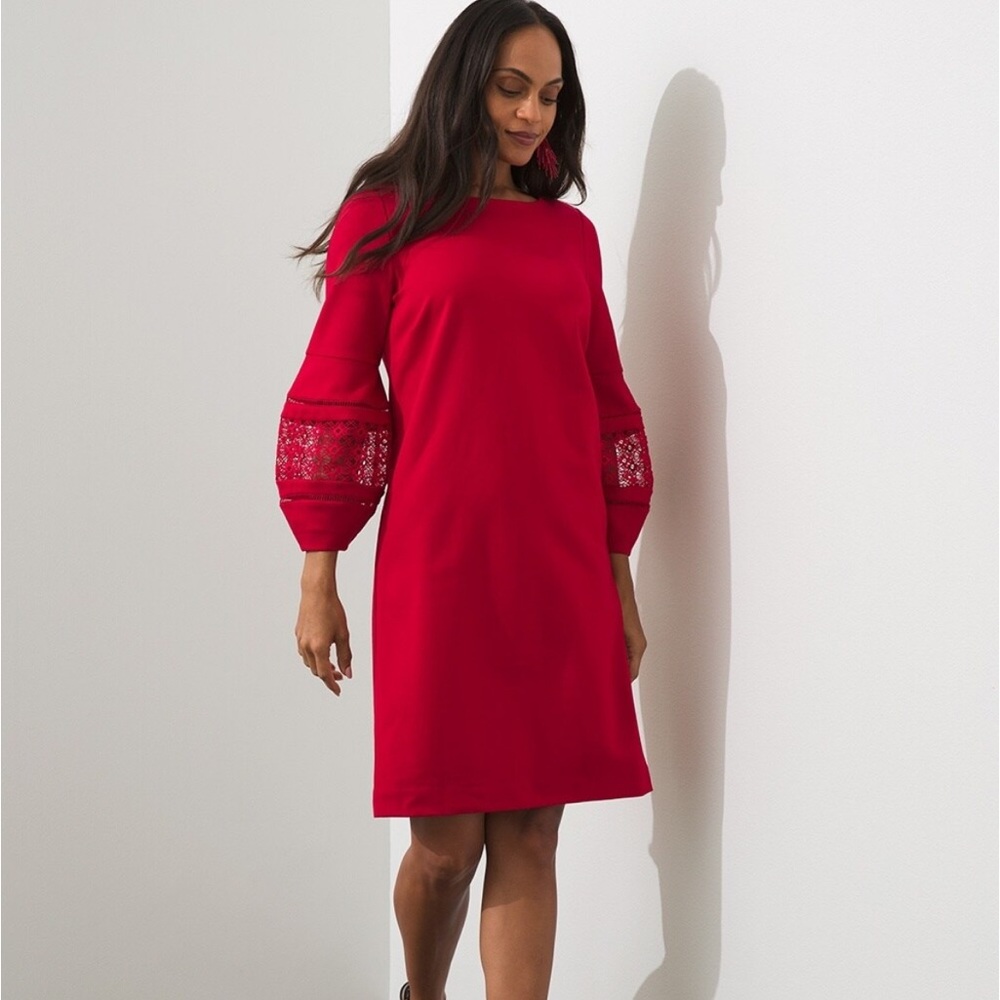 Chico’s Red Dress Chico’s Size 0.5 (Size 6)